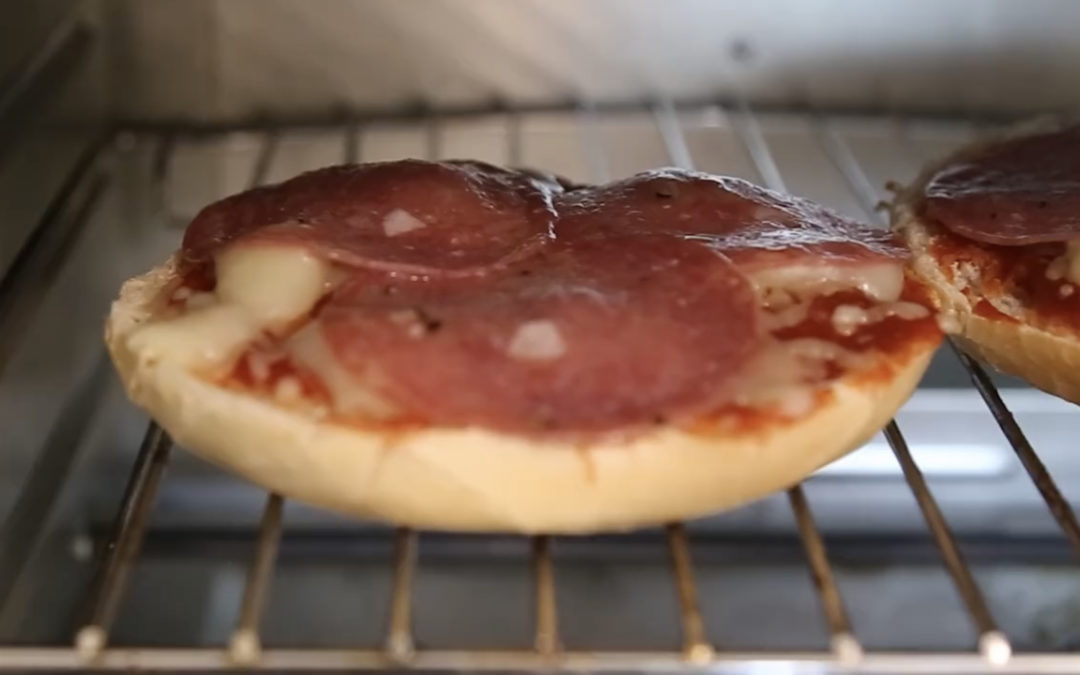 Receta: Pizza casera con bagel