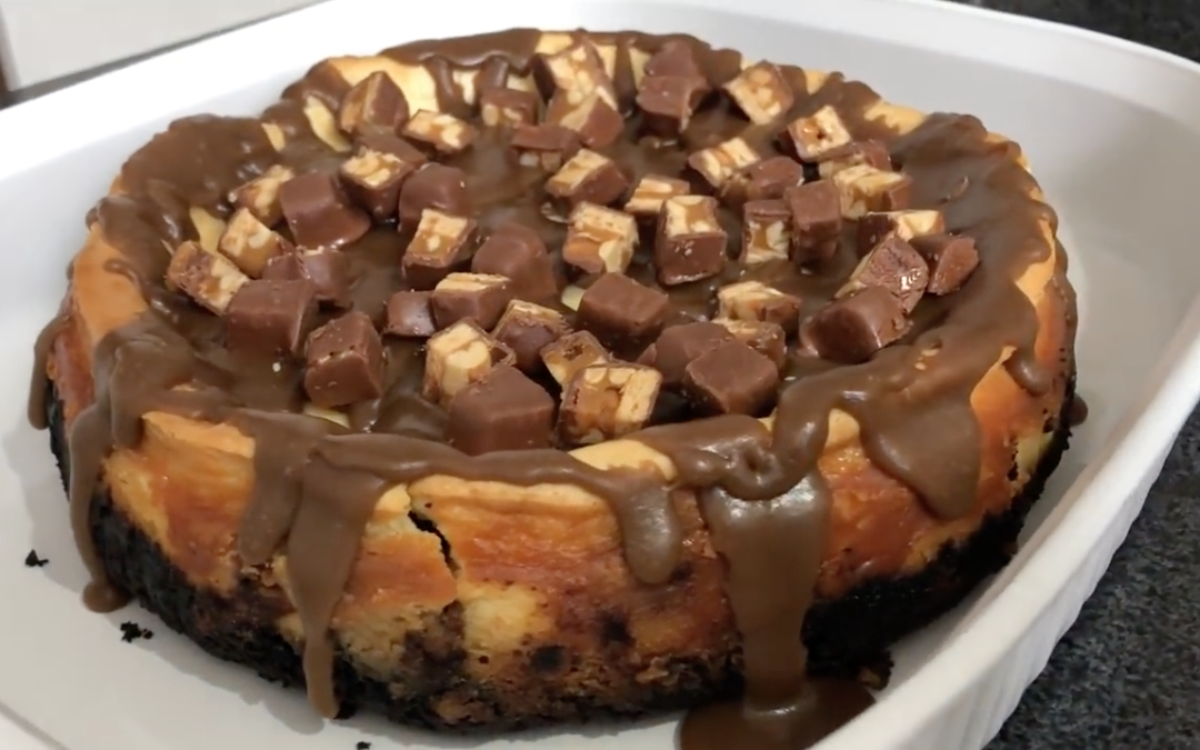 Receta: Cheesecake de Snickers